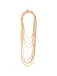 Maria Calderara "Glossy Gold" Short Multi Threads Necklace