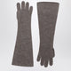 Darkpark  Brown Cashmere Gloves