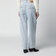Isabel Marant Étoile Iniza Pleated Jeans In Light Blue Denim