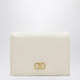 Valentino Vlogo Signature Ivory Leather Wallet