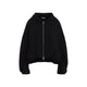 Dries Van Noten Black Cotton Hannett Tris Hoodie