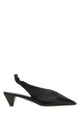 Loewe Black Leather Origami Cubic Pumps