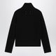 Maison Margiela Black Wool-Blend Zip Cardigan