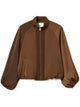 Twin-Set Brown Polyester Giubbino Giubbotto