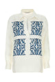 Max Mara White Silk Filtro Blouse