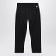 Moncler Black Jogger Trousers With Logo Patch