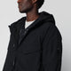 C.p. Company Black Padded Zip-Up Jacket