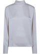 Drhope Ribbon Silky Shirt