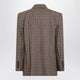Chloé Brown Prince Of Wales Double-Breasted Jacket
