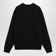 Jacquemus Black Crewneck Sweatshirt With Grosgrain Logo