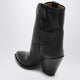 Isabel Marant Leyane Cowboy Boots In Black Leather