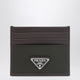 Prada Speedrock Card Holder In Renylon Camouflage And Leather