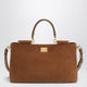 Dolce&Gabbana Medium Vittoria Suede Bag In Camel