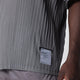 Satisfy Auralite Pleated T-Shirt In Granite Grey