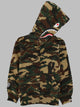 A Bathing Ape Camo Shark Zip