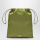 Prada Wish Pouch In Ivy Green Renylon