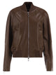 Sportmax Spxamour - Lambskin Leather Bomber Jacket