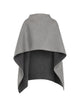 Alberta Ferreti Grey Wool Scarf