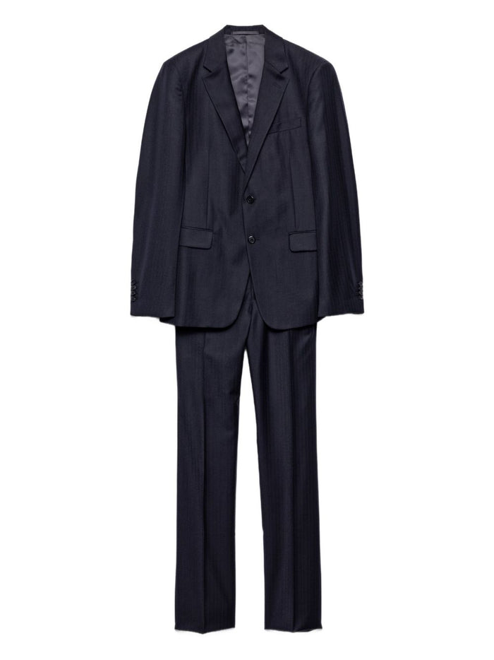Prada Wool Cashmere Slim Suit