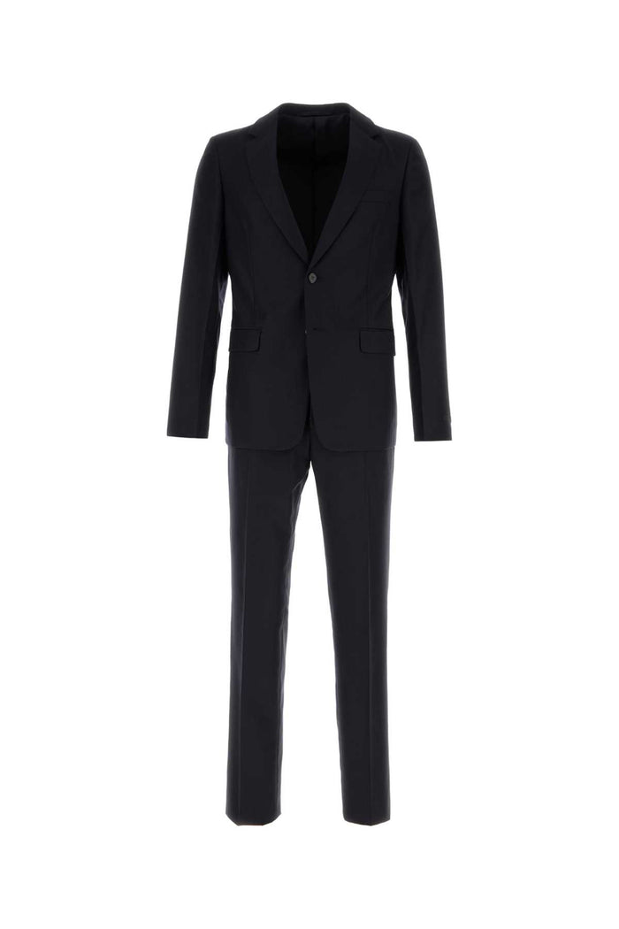 Prada Embroidered Wool Blend Suit