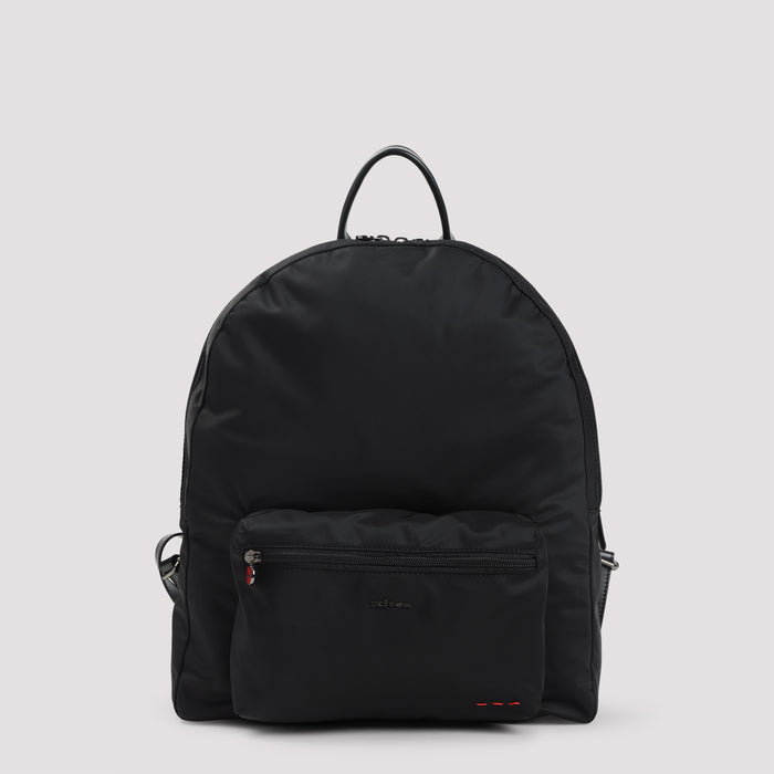 Kiton Black Polyamide Backpack