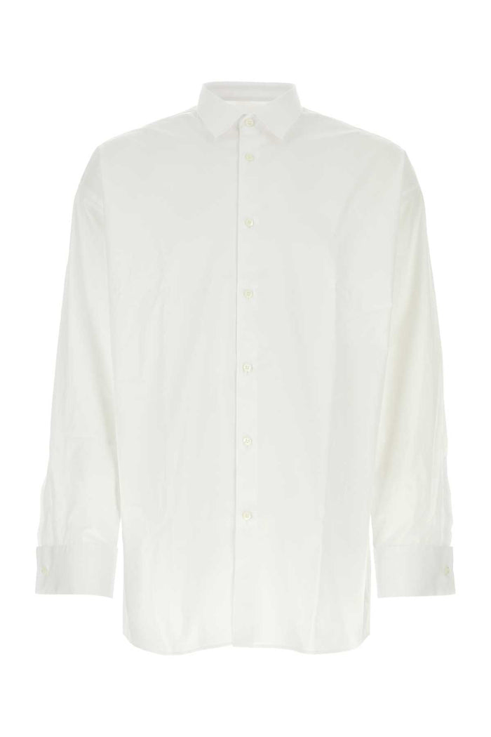 Prada White Poplin Shirt