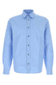 Prada Cerulean Blue Poplin Shirt