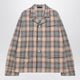 Prada Steel/Cameo Checked Cotton Shirt