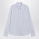 Prada Striped Cotton Poplin Shirt