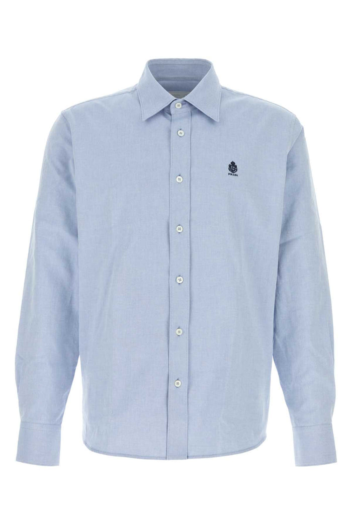 Prada Light Blue Oxford Shirt