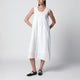 Dunst White Embroidered Babydoll Dress