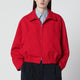 Dunst Red Cotton Zip-Up Jacket
