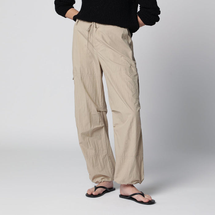 Dunst Beige Utility Parachute Trousers