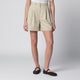 Dunst Beige Cottonblend Bermuda Shorts