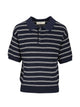 Dunst Cotton Blend Striped Polo Shirt