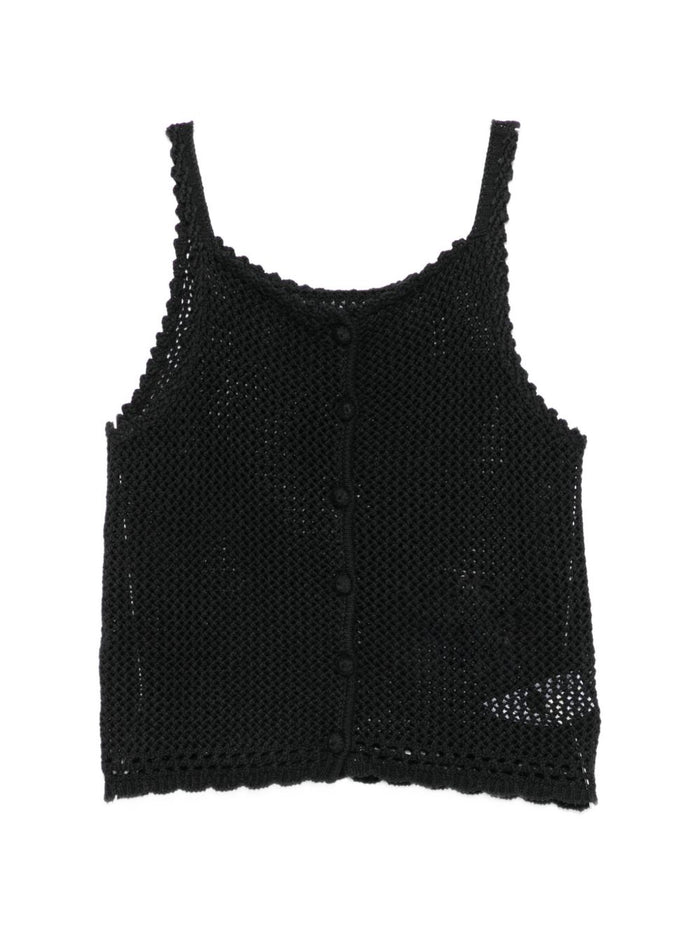 Dunst Linen And Cotton Blend Top