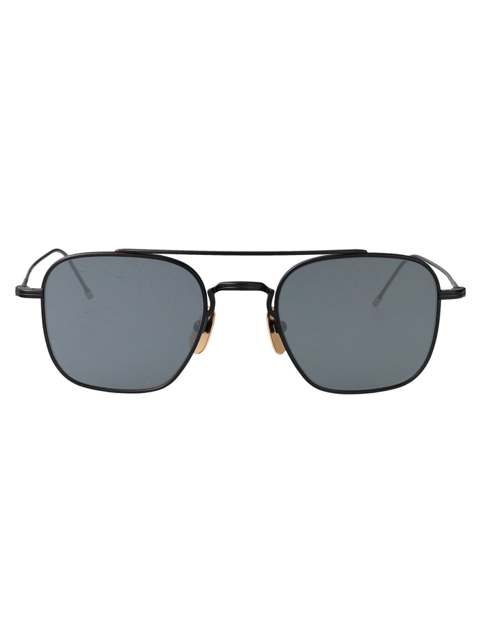Thom Browne Black Iron Titanium Sunglasses