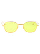 Thom Browne 18K Gold Plate Titanium/ Yellow Lens Titanium Sunglasses