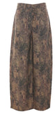 Liu Jo Brown Paisley Print Trousers