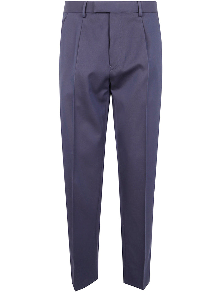 Zegna Cotton And Wool Pants