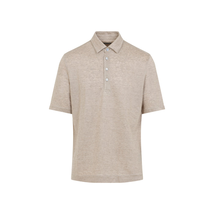 Zegna Oasi Linen Polo