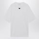Prada White T-Shirt With Triangle Logo