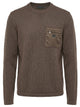 Prada Wool Sweater With Nylon Patch Pocket