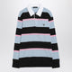Prada  Striped Polo In Silk And Cotton