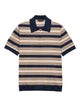 Prada Striped Short-Sleeved Polo Shirt