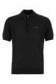 Prada Black Wool Polo Shirt