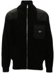 Prada Wool And Cashmere Black Cardigan