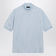 Prada Light Blue Short-Sleeve Cotton Top