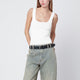 Entire Studios White Viscoseblend Top