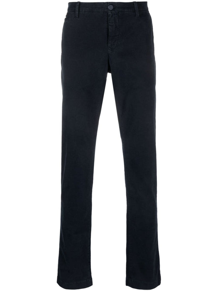 Jacob Cohen Navy Stretch Chino Trousers